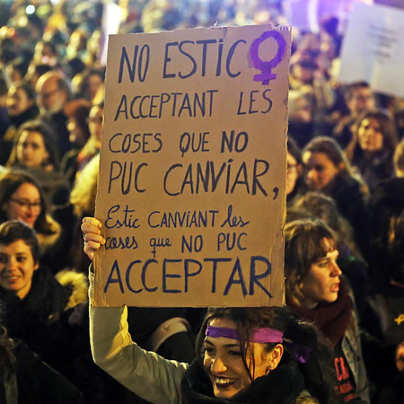 Manifestació feminista del 8 de març