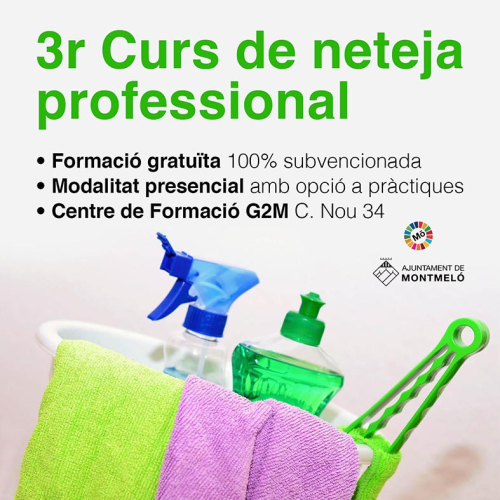 3a edició del curs de neteja professional