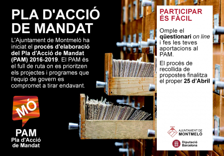 PAM Pla d'Acció de Mandat 2016-2019