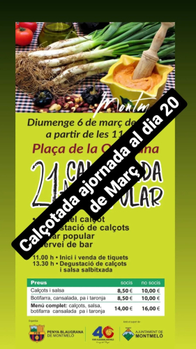 Calçotada ajornada