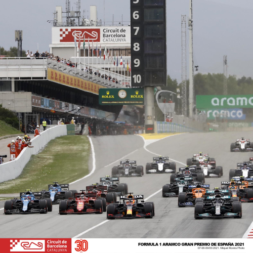 Formula 1 2021 al Circuit. Sortida