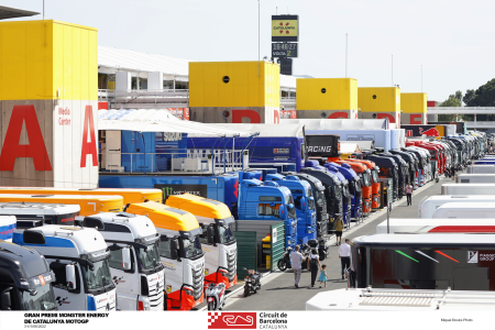 Paddock del Gran Premi Monster Energy de Catalunya de MotoGP