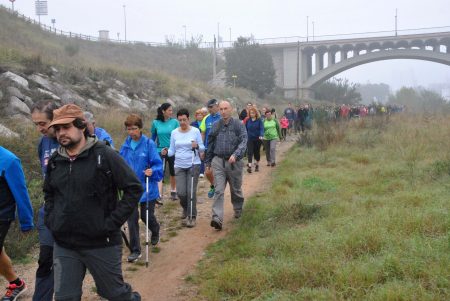 Caminada per la zona de la llera del riu