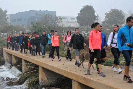 Caminada per la zona de la llera del riu