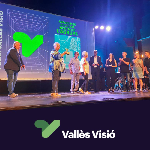 L’Agrupa rep el premi Vallès Visió 2022, pels seus 45 anys d’història.