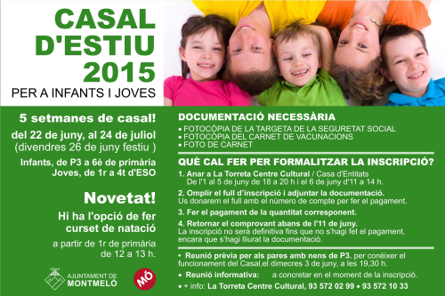 Casal d'Estiu 2015