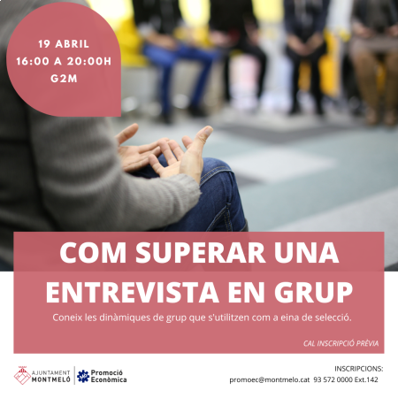 Curs de com superar una entrevista en grup