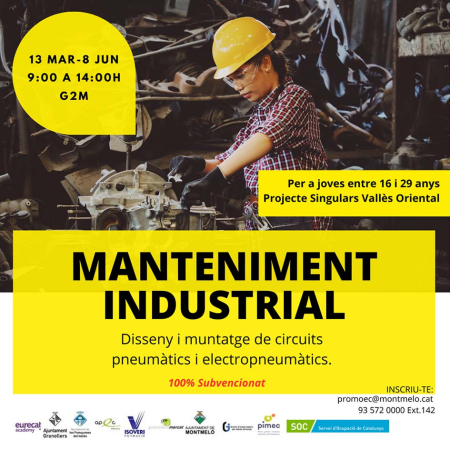 curs de manteniment industrial per a joves