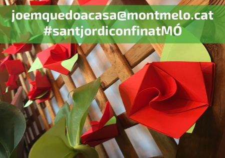 Decora amb mutius de Sant Jordi la tema casa, balcons i finestres