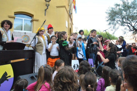 Representació de la història de Sant Jordi. Escola de Música