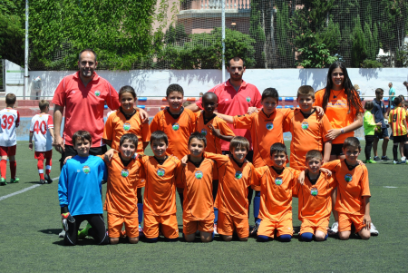 L'equip benjamí, subcampions del torneig Vila de Montmeló 2015