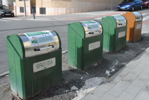 Espai de contenidors soterrats del carrer F. García Lorga