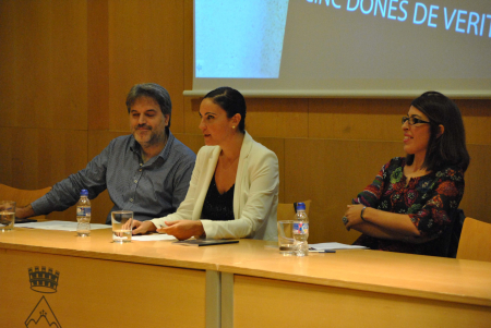 Un moment de la presentació del llibre