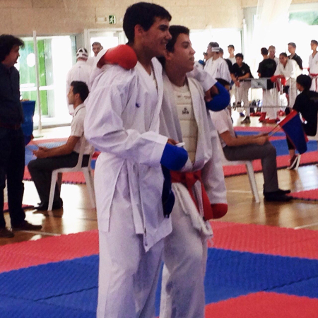 Imatge del campionats on ha participat el Club Karate Montmeló