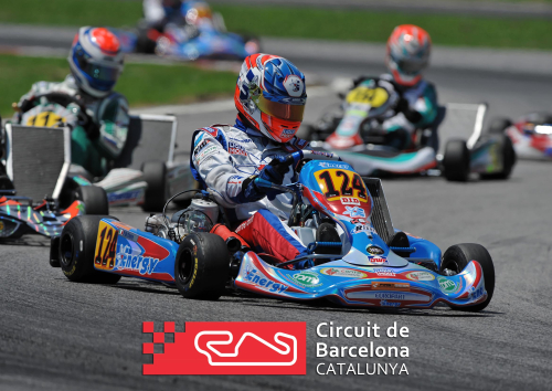 Exhibició de karts a la zona de l’Estadi del Circuit de Barcelona-Catalunya