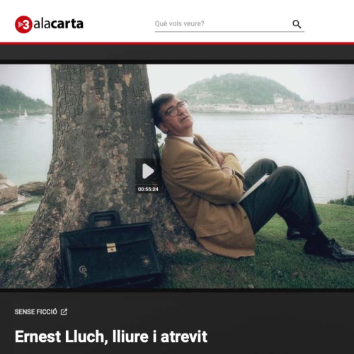 Programa Sense Ficció de TV·: "Ernest Lluch, lliure i atrevit"