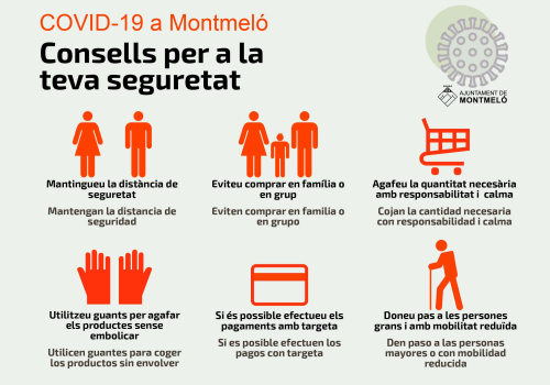 Mercat setmanal: consells de seguretat