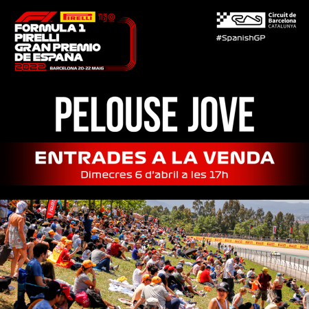 El Circuit posa a la venda les entrades de Pelouse Jove pel GP d’Espanya d’F1