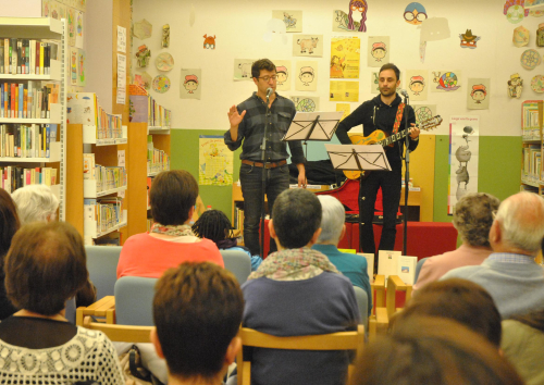 Recital de poemes sota el nom "La vida cara a cara".