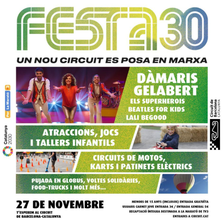 Cartell Festa 30 anys Circuit