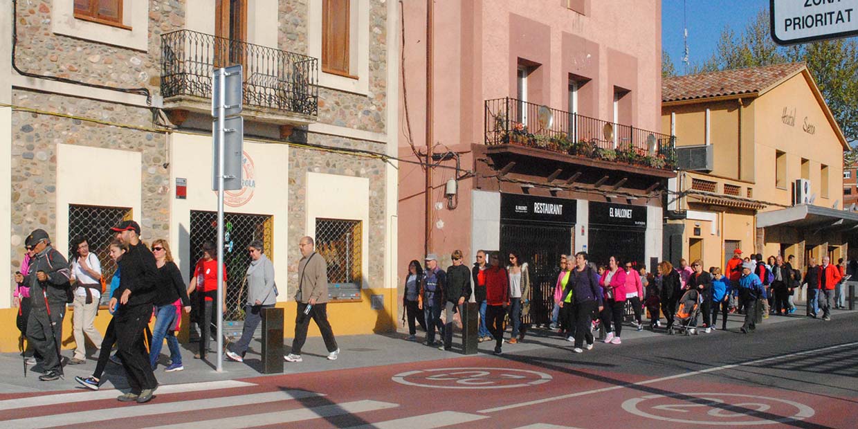 Caminada popular a Montmeló, amb motiu del Dia Mundial de l´Activitat Física